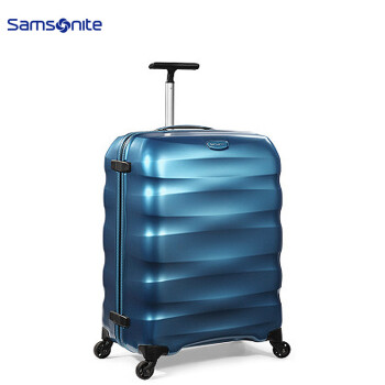 新秀丽(Samsonite)ENGENERO 万向轮拉杆箱行李箱硬箱红点大奖 优雅44V 天蓝色 20寸(可登机1-3天出行)