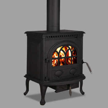 实木壁炉别墅美式独立式取暖欧式铸铁家用真火燃木客厅火炉壁炉美式