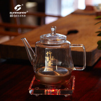 
                                        sunchance 电热水壶水晶玻璃壶烧水壶电茶壶养生壶 SC-BLH-001                