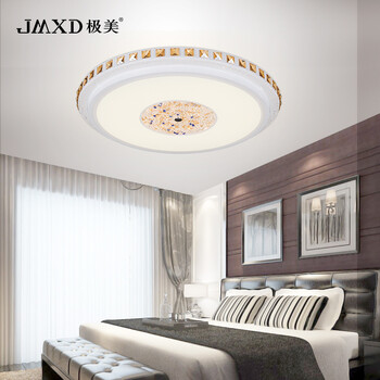极美照明led吸顶灯 圆形分控客厅卧室灯具亚克