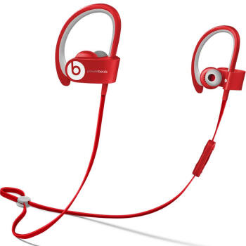 Beats Powerbeats2 by Dr. Dre Wireless 耳机 - 红色 双动力无线版 运动耳机 蓝牙无线 带麦
