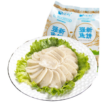 强新 温州冷冻强能特制海鱼鱼饼1包 100g