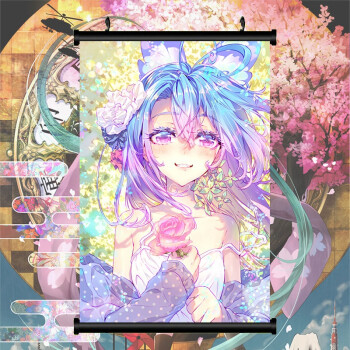 斗罗大陆龙王传说唐三小舞动漫周边二次元卷轴挂画布画海报壁纸生日