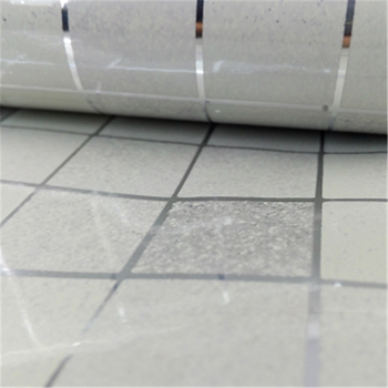 雅馨/厨房防油贴纸 马赛克大号  耐高温 铝箔 玻璃浴室瓷砖壁纸 墙贴1米 米白色马赛克