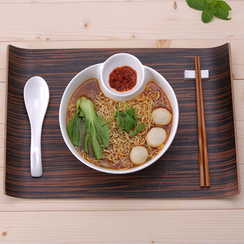 格丽餐具面碗 创意泡面碗饺子碗 实用简洁碗具 饭碗汤碗陶瓷碗大碗 不含托盘和筷勺