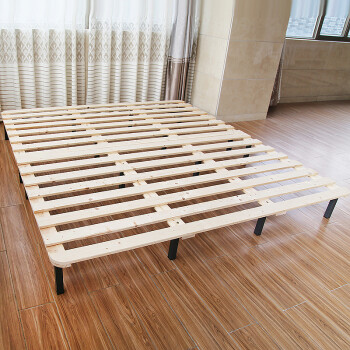 8米床板床架 简易床架榻榻米龙骨架 全实木(送10个钢管配套脚) 1800*