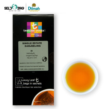 Dilmah迪尔玛斯里兰卡进口锡兰红茶t系列三角茶包30包/盒 大吉岭 口味