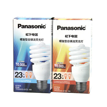 Panasonic/松下 螺旋型自镇流荧光灯节能灯(23W E27灯头 日光色/白炽灯色) 23W/E27白炽灯色-黄光