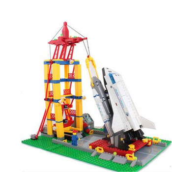 正品启蒙515航天飞机发射基地 太空系列乐高式拼装积木玩具【图片 价格 品牌 报价】-京东