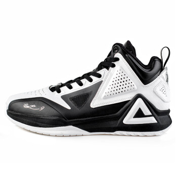 peak/匹克  新款帕克一代篮球鞋 闪电  马刺 TP9 签名 战靴运动鞋E33323A 帕克一代大白黑色 42