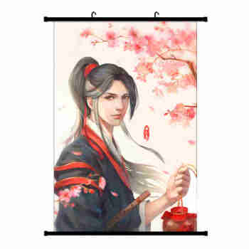 魔道祖师周边 动漫周边 动漫挂画周边 魔道祖师 蓝忘机 魏无羡 海报挂