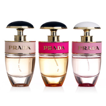 普拉达(prada)香水三件套(卡迪小姐浓20ml 花花小姐淡20ml 卡迪小姐淡