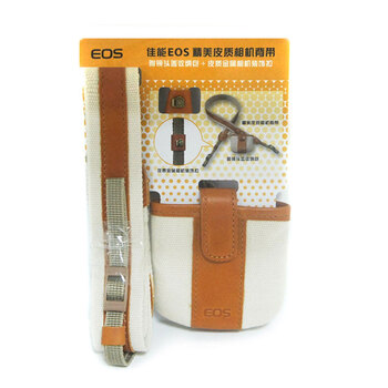 佳能 EOS 精美皮质相机背带 收纳包 佳能尼康