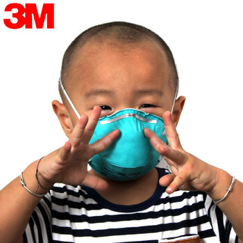 美国3M 1860s N95 小号款防护口罩 专业防雾霾PM2.5防尘 20只盒 原装整盒1860S口罩20个