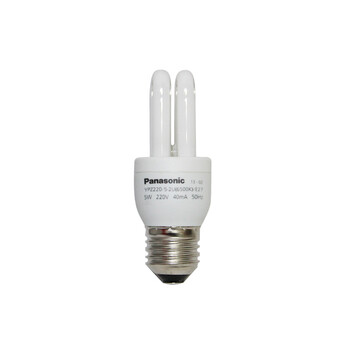 Panasonic/松下 U型自镇流荧光灯节能灯(5W E27灯头 日光色/白炽灯色) 5W/E27日光色-白光