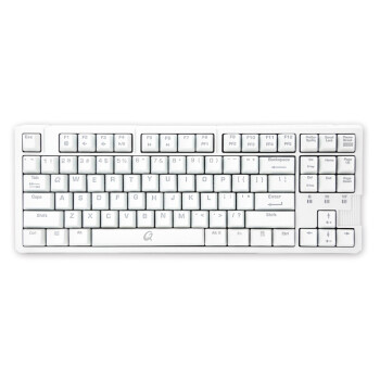 酷倍达（QPAD） MK-10 白色 红轴 RGB背光游戏机械键盘