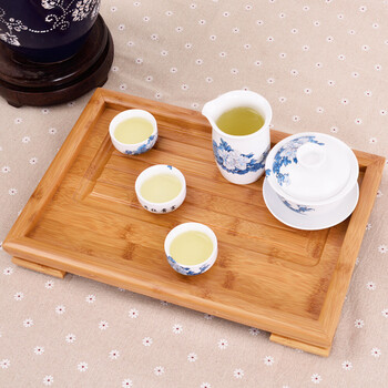
                                        竹咏汇 楠竹茶盘托盘 功夫茶盘 茶具盘茶台竹制茶杯茶壶盘 茶台茶海盛水排水款式 小平板                