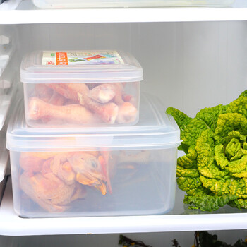 
                                        振兴 大号塑料密封保鲜盒 大容量透明饭盒 加厚食品冷冻储物盒 6250ml                