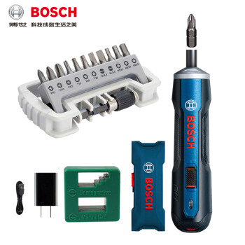 博世（BOSCH）Bosch GO电动螺丝刀迷你电动起子机锂电螺丝批3.6V电动工具 BoschGO【赠博世进口11+1支批头】