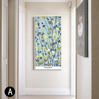 装饰画客厅现代简约欧式玄关抽象三联画繁枝颂