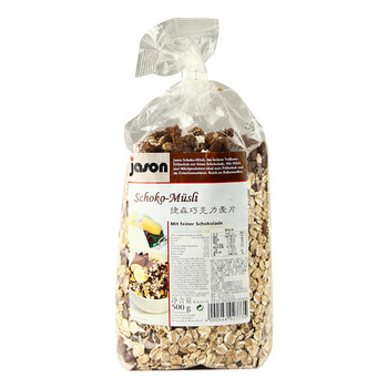 德国进口Jason捷森巧克力麦片500g【图片 价