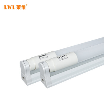 莱维led日光灯t8led日光灯管支架LED节能灯LED荧光灯节能灯光管 18瓦/120CM 暖白光