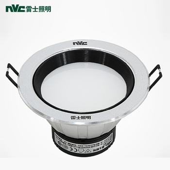 雷士照明NVC LED筒灯射灯 一体化防雾护眼天花灯具 过道客厅吊顶灯 砂银面罩 暖白
