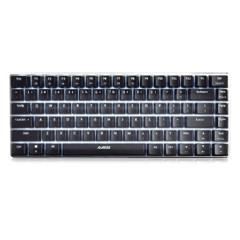 黑爵（Ajazz）极客AK33 全背光版机械键盘 机械黑轴 黑色