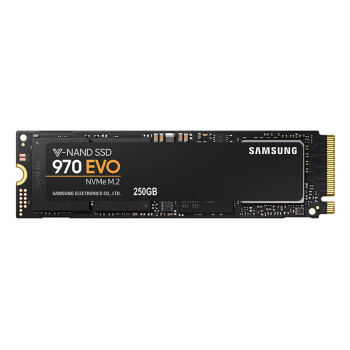 三星（SAMSUNG） 970 EVO 250G/500G/1TB/2TB M.2 NVMe 固态硬盘 250G非256G,降价幅度20.3%