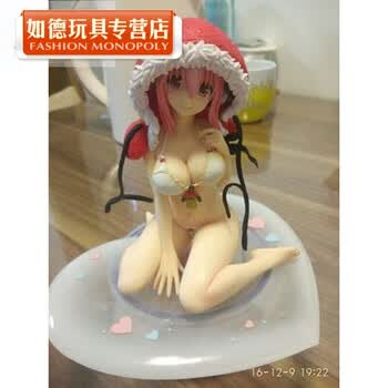 下雪乃电脑机箱汽车摆件压泡面雪乃动漫美女模型车饰 红衣圣诞索尼子