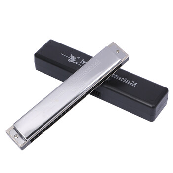 天鹅24孔复音口琴C调 独奏口琴 伴奏合奏演奏