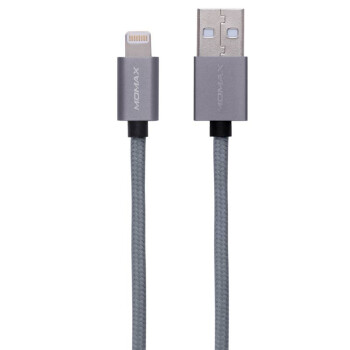 摩米士 苹果iPhone7充电数据线Lightning线 MFI认证适用于iPhone7/7Plus/6s/6s Plus/iPad mini 3米 灰色
