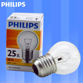 飞利浦PHILIPS 白炽灯泡 磨砂透明 230V220V可调光球泡 E27螺口 25w磨砂 白炽灯色(黄光)