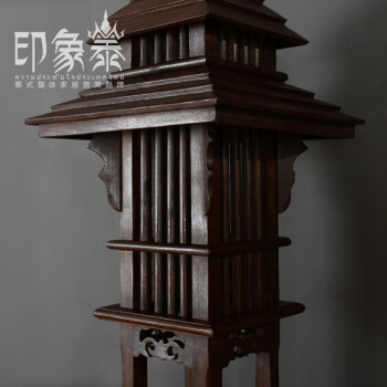 泰域 装饰台灯 东南亚手工雕刻居家装饰品 温馨复古门厅装饰灯