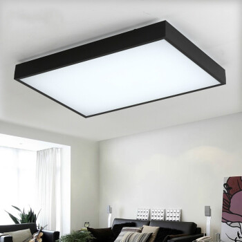 现代简约led吸顶灯长方形大气吸顶灯办公室led吸顶灯具 925*625-72瓦