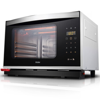 海尔（haier）XNO28-SIR 智慧嫩烤箱 电烤箱 蒸汽烤箱 家用（金属银）
