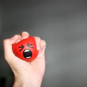 挤压表情球pu发泡球挤压球创意新奇发泄玩具儿童朋友生日礼物 愤怒