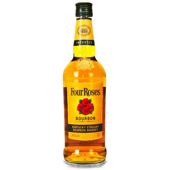 【京东超市】四玫瑰（Four Roses）洋酒 美国波本威士忌 700ml