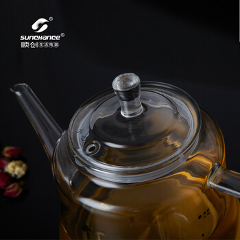 
                                        sunchance 电热水壶水晶玻璃壶烧水壶电茶壶养生壶 SC-BLH-001                