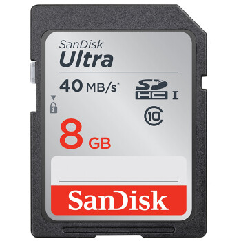 闪迪（SanDisk）至尊高速SDHC UHS-I存储卡 8GB Class10 读速40MB/s