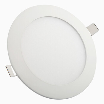 纳新 LED面板灯 薄款圆形平板灯筒灯暗装 白色 NX-C200-15-E 15W 正白光