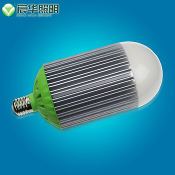 宸华照明LED球泡灯28w30w40w50w70w工厂车间卖场E27E40大螺口LED灯泡 60W 白光E40螺口灯头