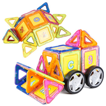 贝恩施 益智玩具 磁性积木玩具 魔幻提拉磁力片