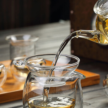 
                                                            美斯尼 玻璃茶漏 茶滤网 功夫茶道茶具 过滤器茶道配件                 