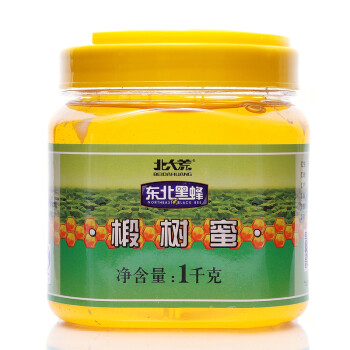 【京东超市】北大荒 东北黑蜂 椴树纯蜂蜜1000g