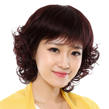 木木匹(mumupi) 中老年假发女士假发女短发短卷发妈妈头假发套整顶