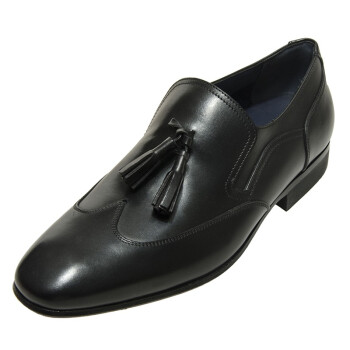 Salvatore Ferragamo 菲拉格慕 男士MAEL系列黑色牛皮皮鞋 0622341 7.5/41.5码 EEE