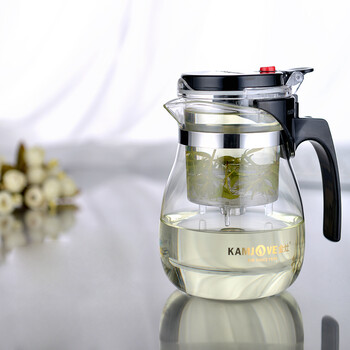 
                                        金灶（KAMJOVE）玻璃茶壶飘逸杯玻璃泡茶壶茶道杯花茶壶过滤红茶杯泡茶器茶杯TP-757 【经济款】单茶壶                