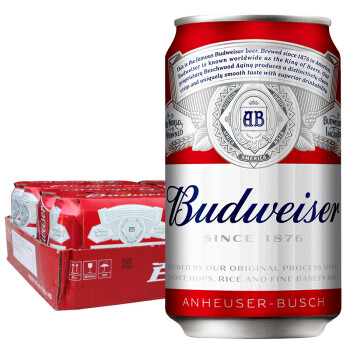 Budweiser 百威啤酒330ml*24听