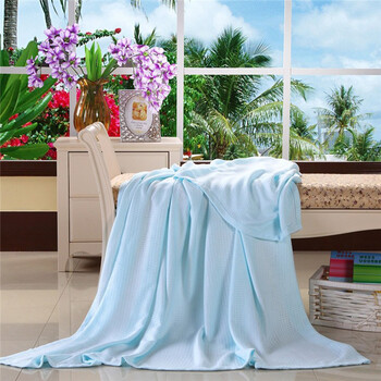 宫品 多功能凉席空调被竹纤维空调被春秋毛巾